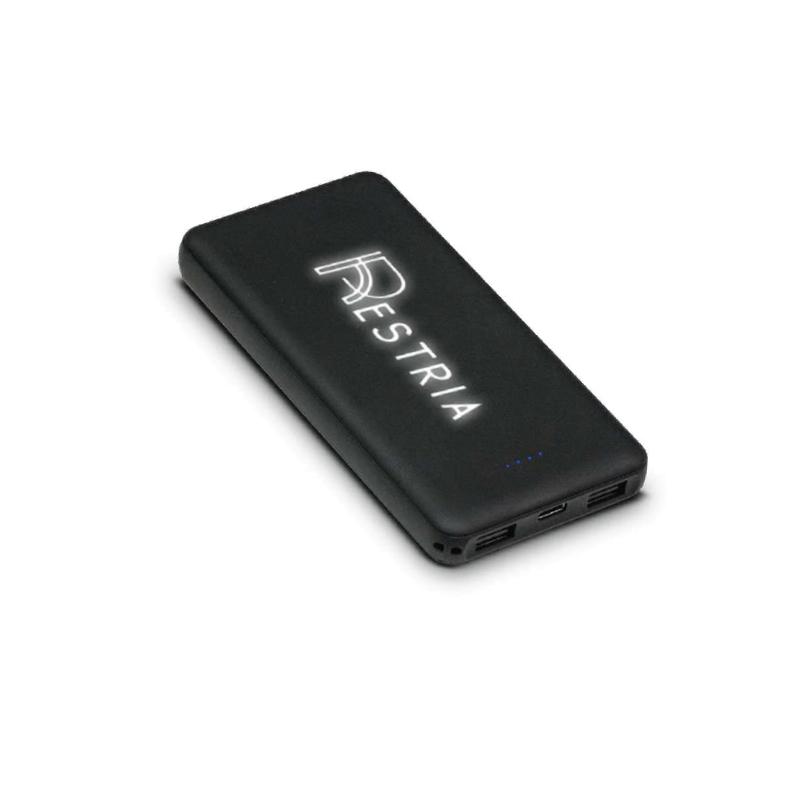 Personalized Powerbank With Lightup Logo